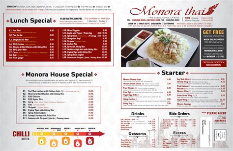 monora thai cerritos menu|monora thai menu.